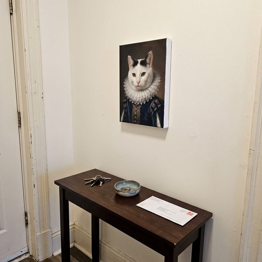 In the entryway